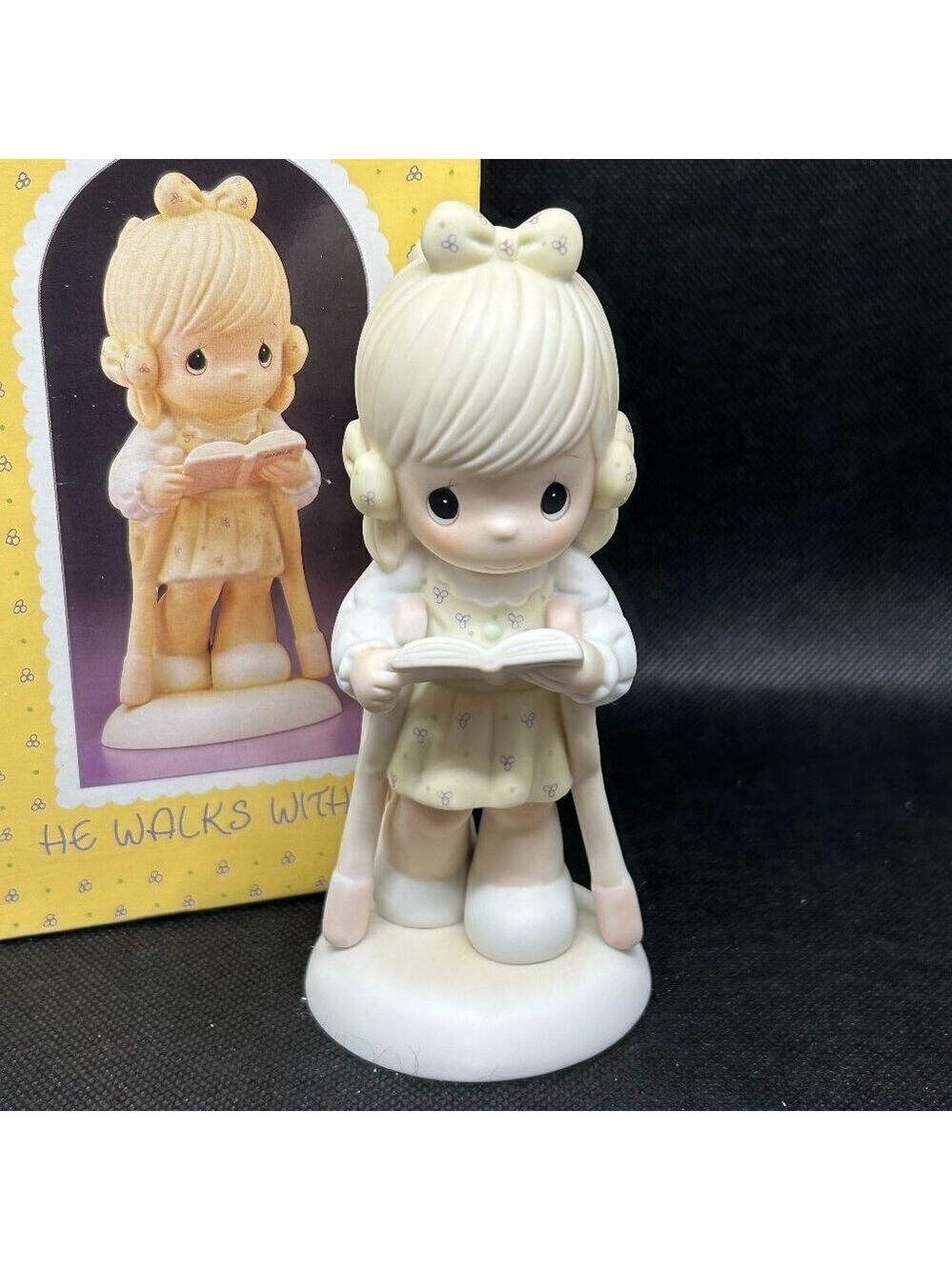Precious Moments Easter Seals 1987 Edition "He Walks With Me" figurine